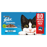 Felix Original Cat Food Fish Selection in Jelly Wet Cat Food 80 x 85g