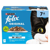 Felix Original Cat Food Senior 7+ Fish Selection in Jelly Wet Cat Food 12 x 85g