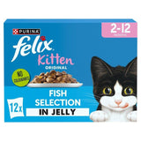 Felix Original Kitten Fish Selection in Jelly Wet Cat Food 12 x 85g