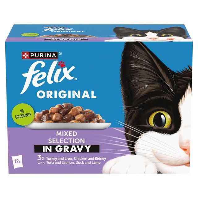 Felix Original Mixed Selection in Gravy Wet Cat Food 12 x 85g