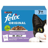 Felix Original Senior 7+ Mixed Selection in Jelly Wet Cat Food 12 x 85g