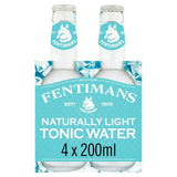 Fentimans Naturally Light Tonic Water 4 x 200ml