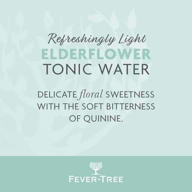 Fever-Tree Light Elderflower Tonic Water 24 x 200ml