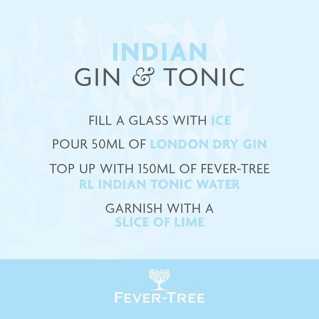 Fever-Tree Light Indian Tonic Water Cans 8 x 150ml