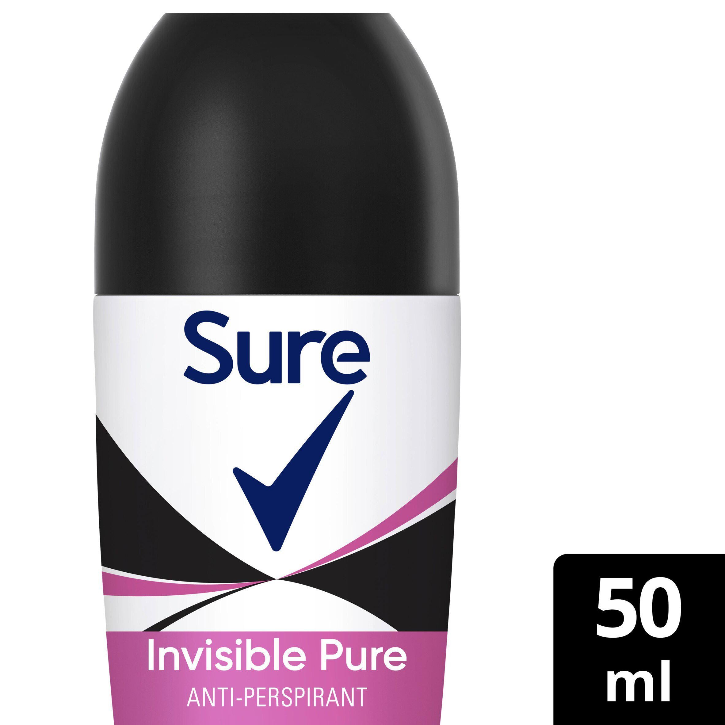 Sure Women Anti-Perspirant Roll-On Deodorant, Invisible Aqua 50ml GOODS Sainsburys