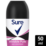 Sure Women Anti-Perspirant Roll-On Deodorant, Invisible Aqua 50ml GOODS Sainsburys
