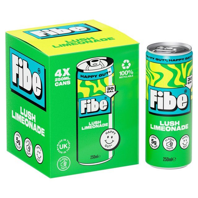 Fibe Lush Limeonade 4 x 250ml 4 x 250ml