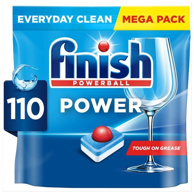 Finish Power Dishwasher Tablets 110 per pack