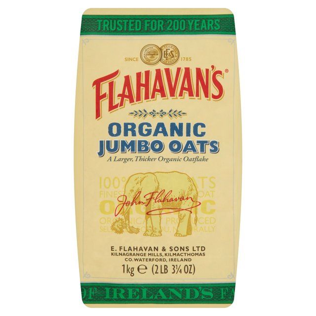 Flahavan's Organic Jumbo Oats 1kg