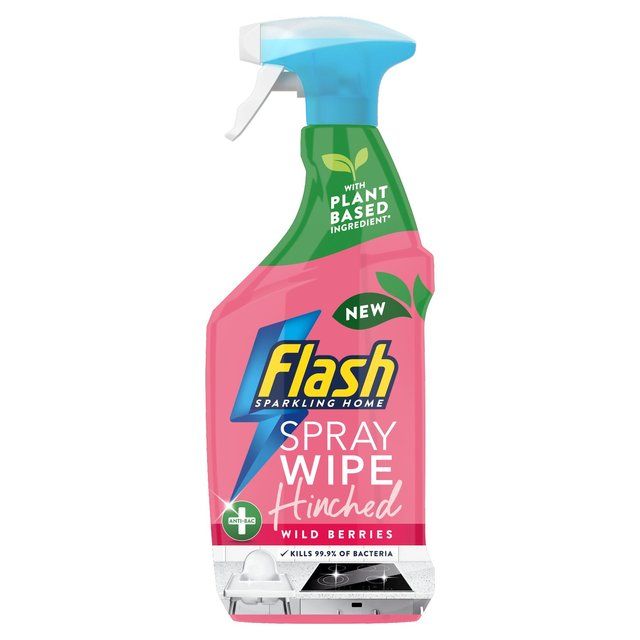 Flash Spray Wipe Done Anti-Bac Cleaning Spray Kitchen Wild Berries 800ml