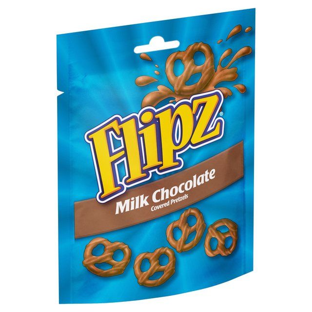 Flipz Milk Chocolate Covered Pretzels Pouch 90g