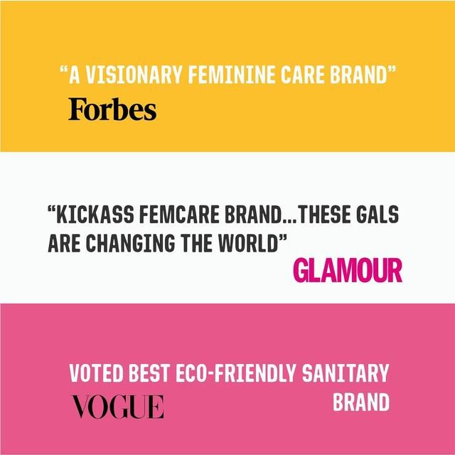 FLO Bamboo Sanitary Day Pads Winged & Ultra Thin    16 per pack