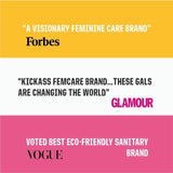 FLO Bamboo Sanitary Night & Day Pads Winged & Ultra Thin 15 per pack