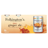 Folkington's Dry Ginger Ale 8 x 150ml