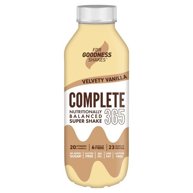 For Goodness Shakes Complete 365 Velvety Vanilla 377ml 377ml