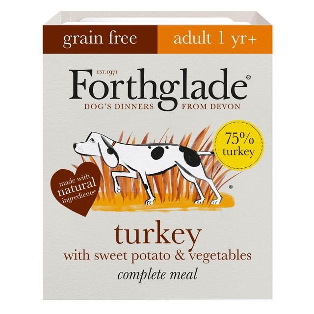 Forthglade Complete Adult Turkey Sweet Potato & Veg Grain Free 395g