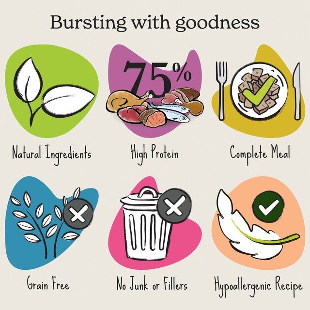 Forthglade Grain Free Adult Chicken & Lamb Small Wet Dog Food   8 x 150g