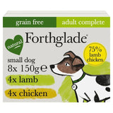Forthglade Grain Free Adult Chicken & Lamb Small Wet Dog Food   8 x 150g
