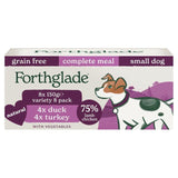 Forthglade Grain Free Adult Duck & Turkey Small Wet Dog Food   8 x 150g