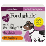 Forthglade Grain Free Adult Duck & Turkey Small Wet Dog Food   8 x 150g