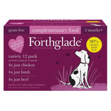 Forthglade Just Multicase (Chicken Lamb & Beef) Grain Free Wet Dog Food 12 x 395g