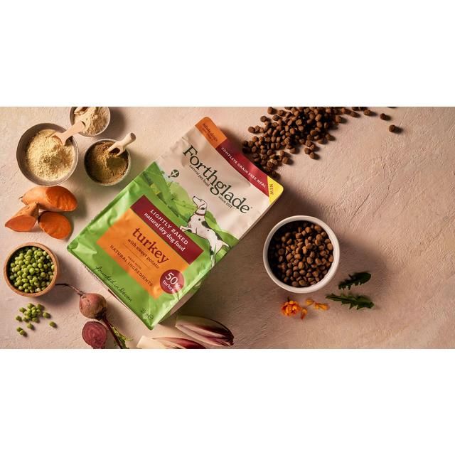 Forthglade Lightly Baked Natural Dry Dog Food Turkey with Sweet Potato 2kg