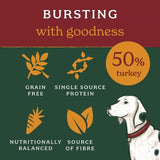 Forthglade Lightly Baked Natural Dry Dog Food Turkey with Sweet Potato 2kg