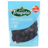 Fragata Marinated Pitted Black Olives With Sea Salt   120g