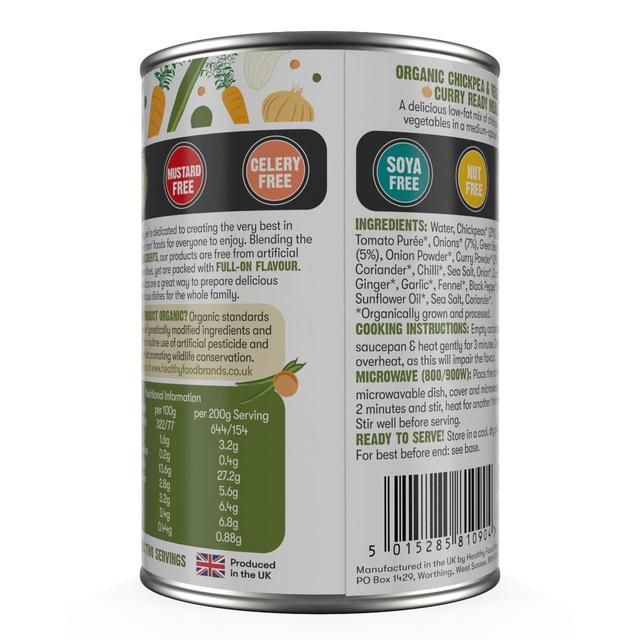 Free & Easy Free From Organic Chick Pea & Vegetable Curry 400g