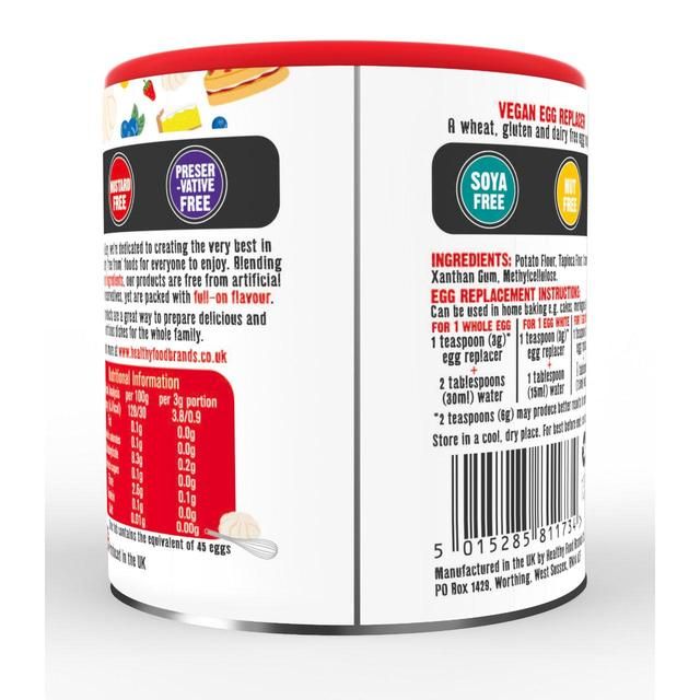 Free & Easy Free From Vegan Egg Replacer 135g