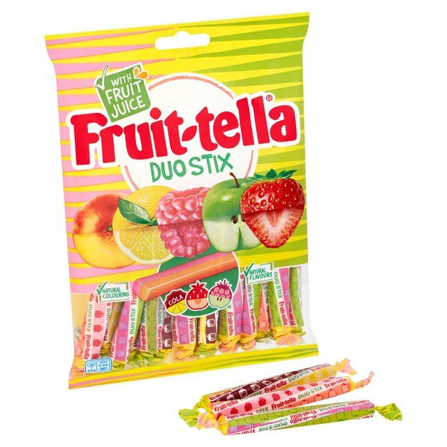 Fruittella Duo Stix Sweets Sharing Bag 160g