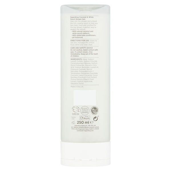 Fruity Coconut & White Peach Shower Gel 250ml