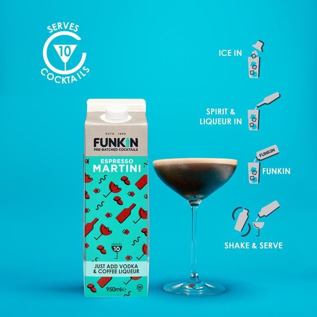 Funkin Espresso Martini Cocktail Mixer 950ml