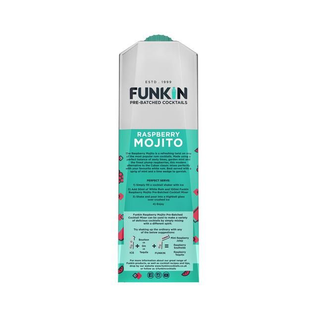 Funkin Raspberry Mojito Cocktail Mixer 1L