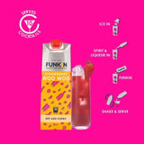 Funkin Strawberry Woo Woo Cocktail Mixer 1L