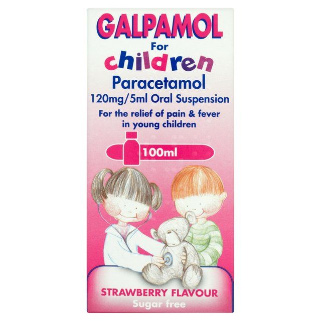 Galpharm Childrens Paracetamol Liquid Suspension 100ml