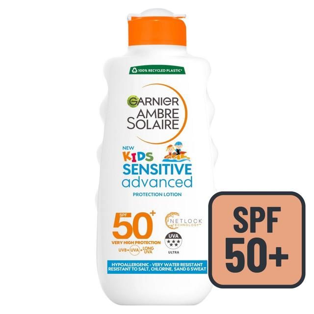 Garnier Ambre Solaire Kids Sensitive Sun Protection Cream SPF 50 200ml