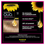 Garnier Olia 9.0 Light Blonde Permanent Hair Dye