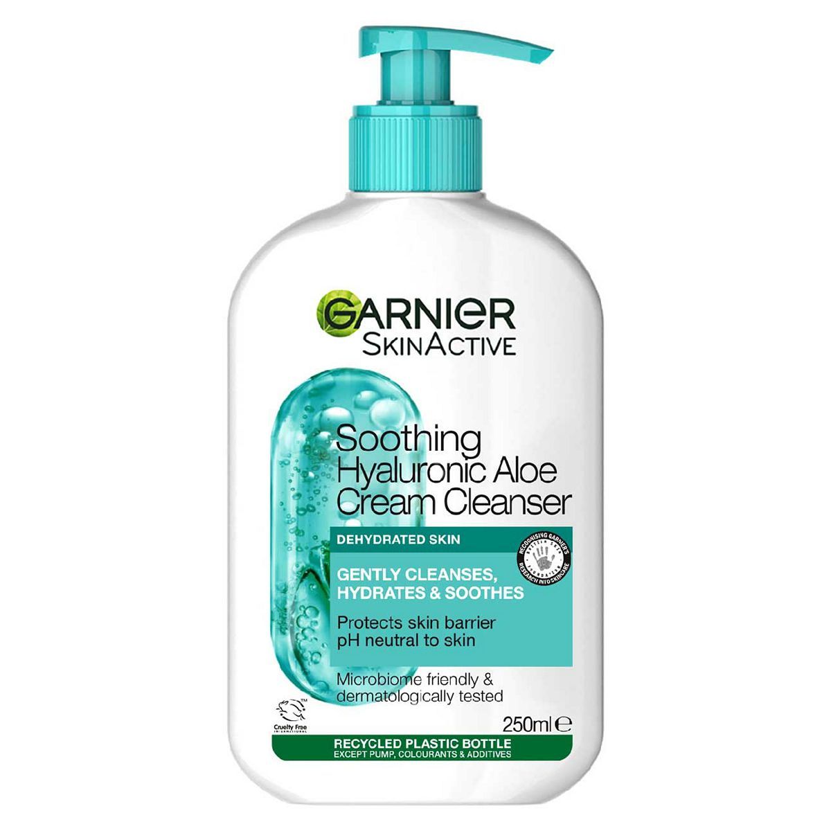 Garnier Skin Active – Hyaluronic Aloe Soothing Cream Cleanser 250ml