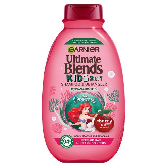 Garnier Ultimate Blends 2-in-1 Kids Cherry & Almond No Tears Shampoo 250ml