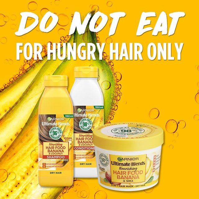 Garnier Ultimate Blends Nourishing Hair Food Banana Conditioner Dry Hair 350ml