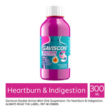 Gaviscon Double Action Heartburn & Indigestion Liquid Mint Flavour 300ml