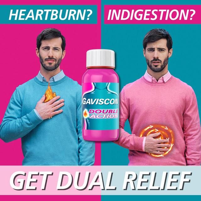 Gaviscon Double Action Liquid Heartburn Indigestion Aniseed 300ml