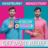 Gaviscon Double Action Tabs Heartburn Indigestion Mint 48 per pack