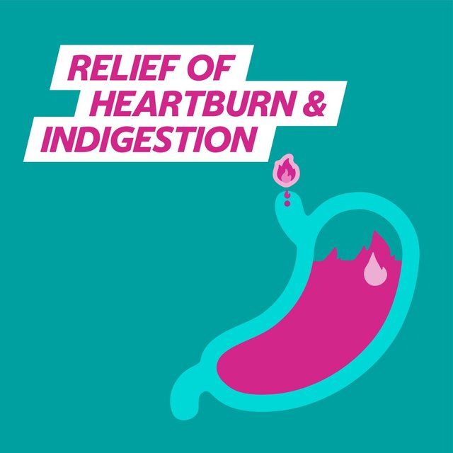 Gaviscon Double Action Tabs Heartburn Indigestion Mint 48 per pack