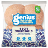 Genius Gluten Free White Rolls 4 per pack