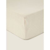 George Home Natural Jersey Fitted Sheet – Set of 2