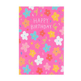 George Home Pink Floral Birthday Card