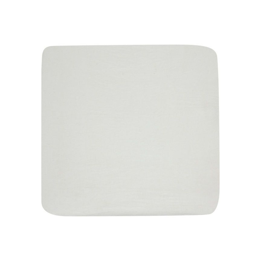 George Home White Fitted Sheet - Cot