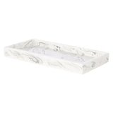George Home White Marble Effect Tray